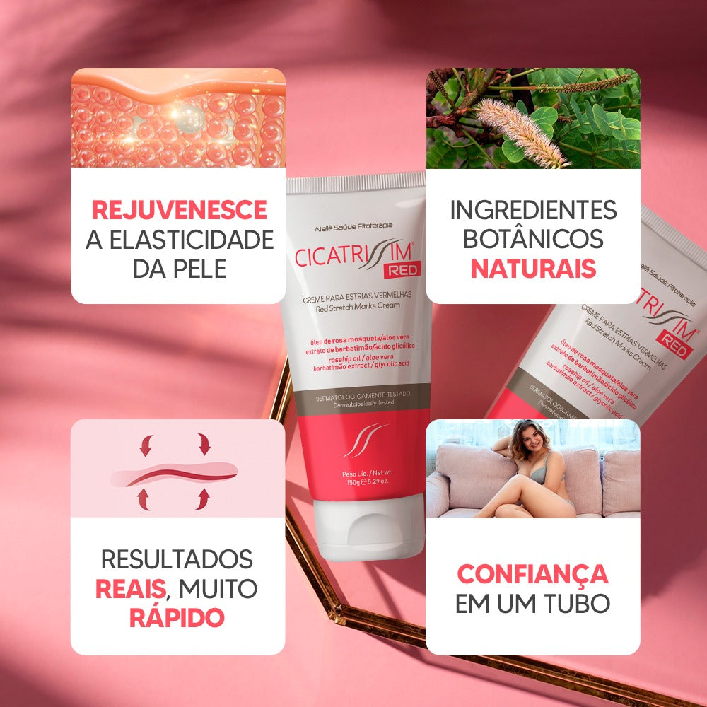 Kit CicatriSSim Red 2un - Creme para Estrias Vermelhas