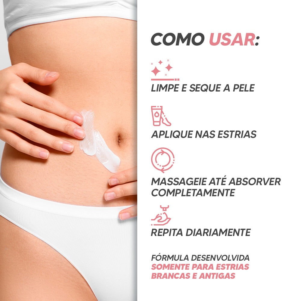 Kit CicatriSSimWhite 2un - Creme Para Estrias Brancas